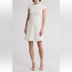 ⚡️NWT⚡️Vince Camuto Boucle Cap Sleeve Fit & Flare Dress